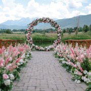 outdoor wedding ceremony