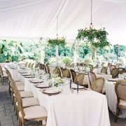 Wedding under tent