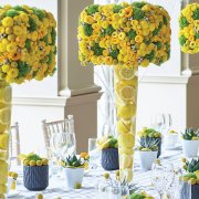 yellow and gray wedding color palette